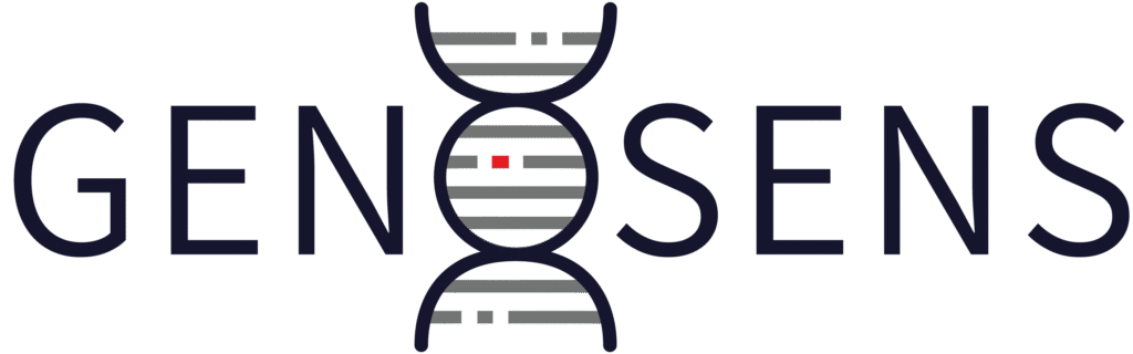 Logotipo de Genosens empresa de diagnóstico molecular y genética