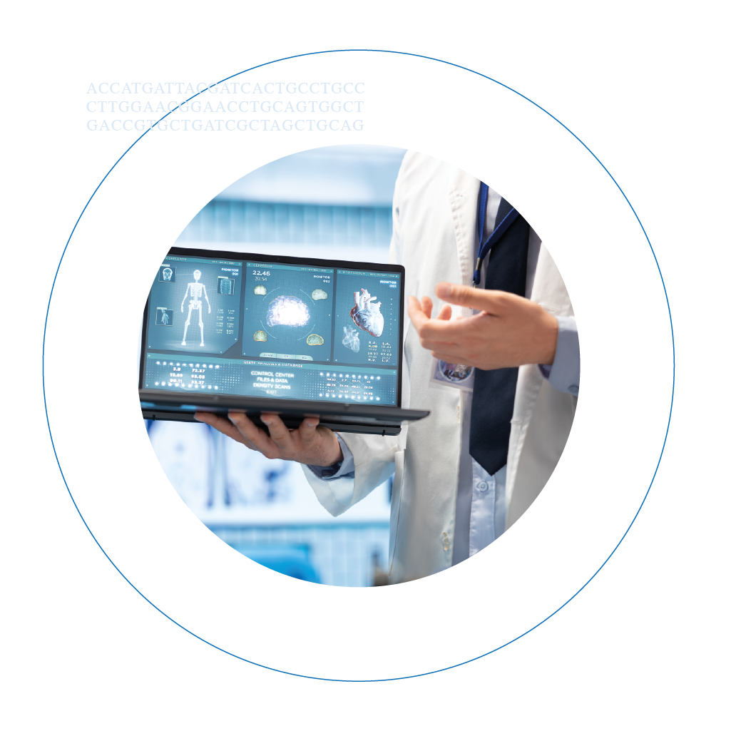 Laboratorio realizando análisis genómicos con tecnología avanzada de Genosens